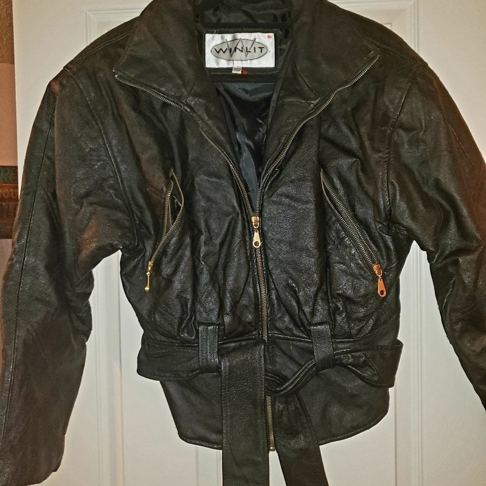 Vintage Women'sleather Jacket